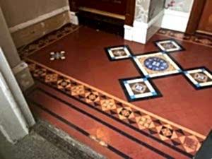 Victorian tile After restored